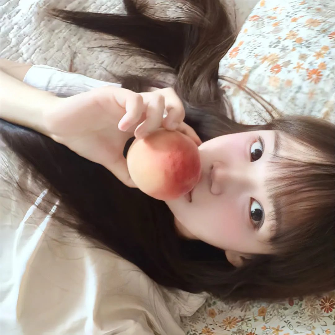 她在这里